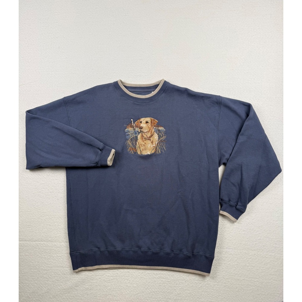 Vintage CB Sport Jim Killen Dog Art Crewneck Sweatshirt XLarge Eclectic Grandpa